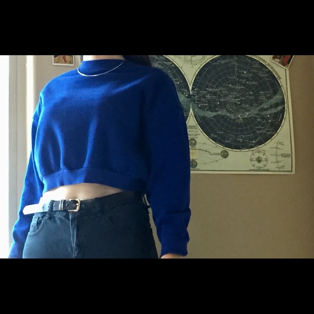 Blue sweater